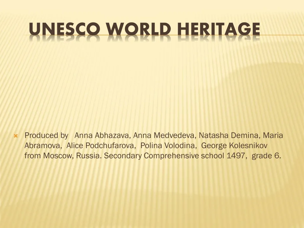 unesco world heritage n.