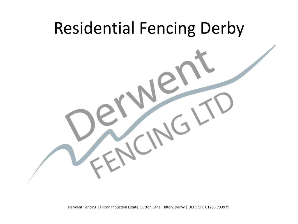 residential fencing derby n.