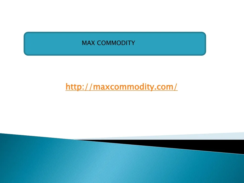 max commodity n.