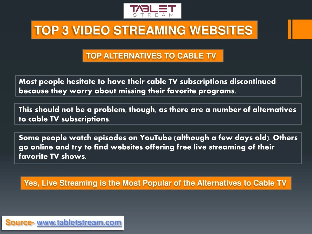 top 3 video streaming websites n.