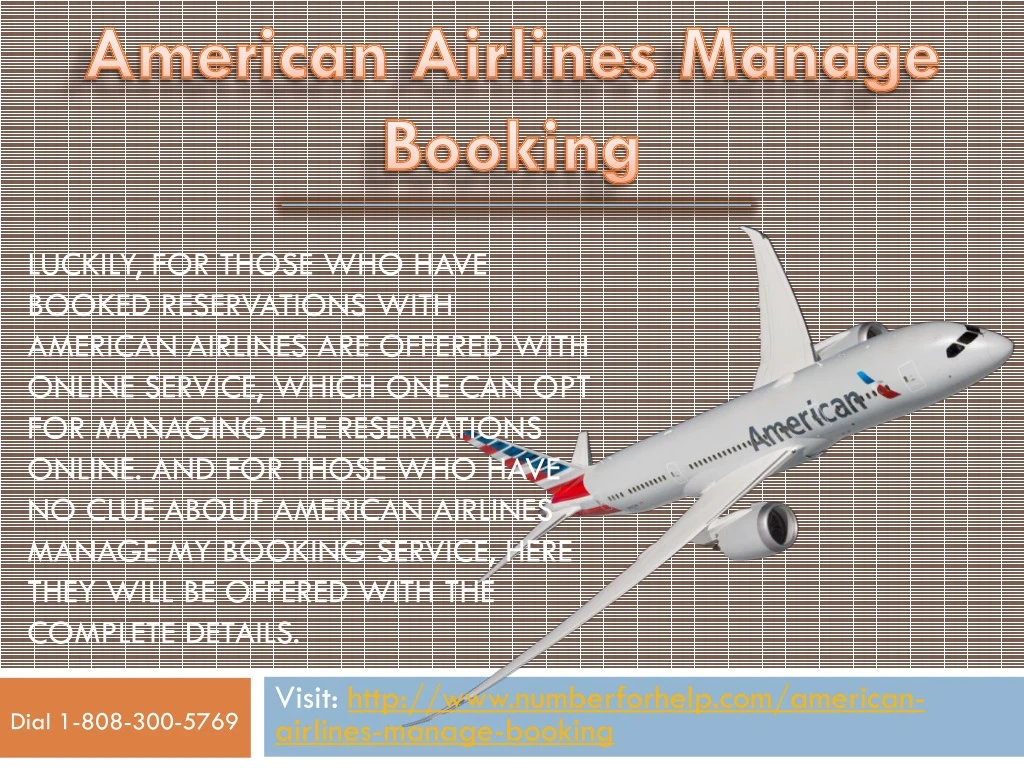 visit http www numberforhelp com american airlines manage booking n.