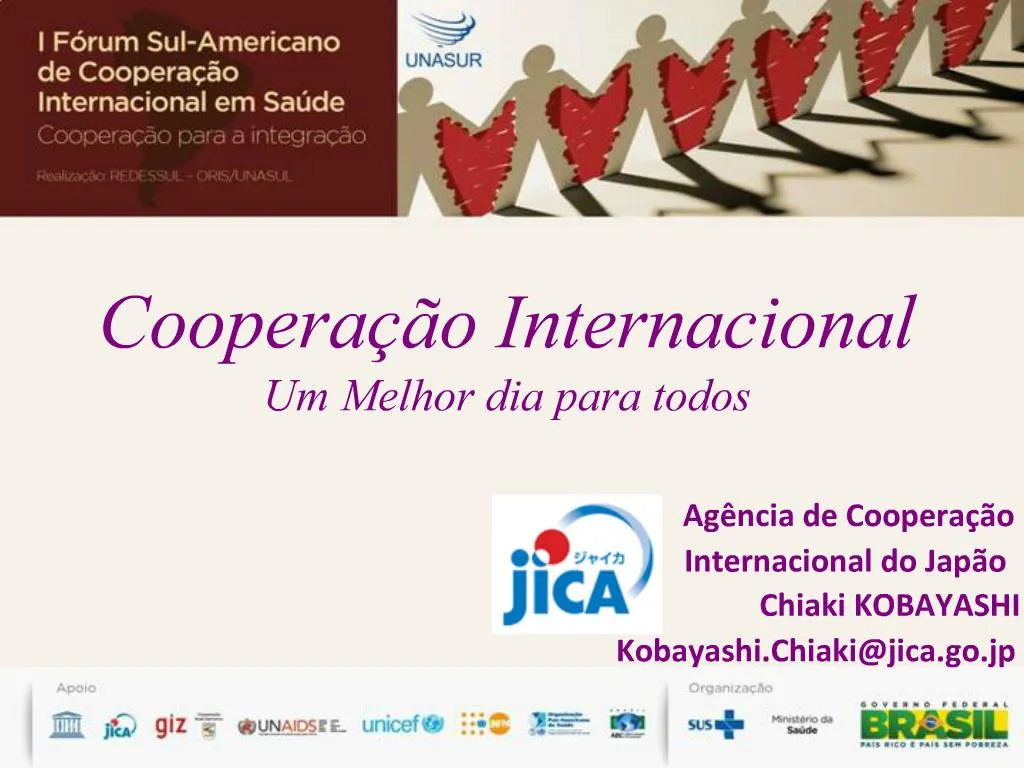 PPT Coopera O Internacional Um Melhor Dia Para Todos PowerPoint 