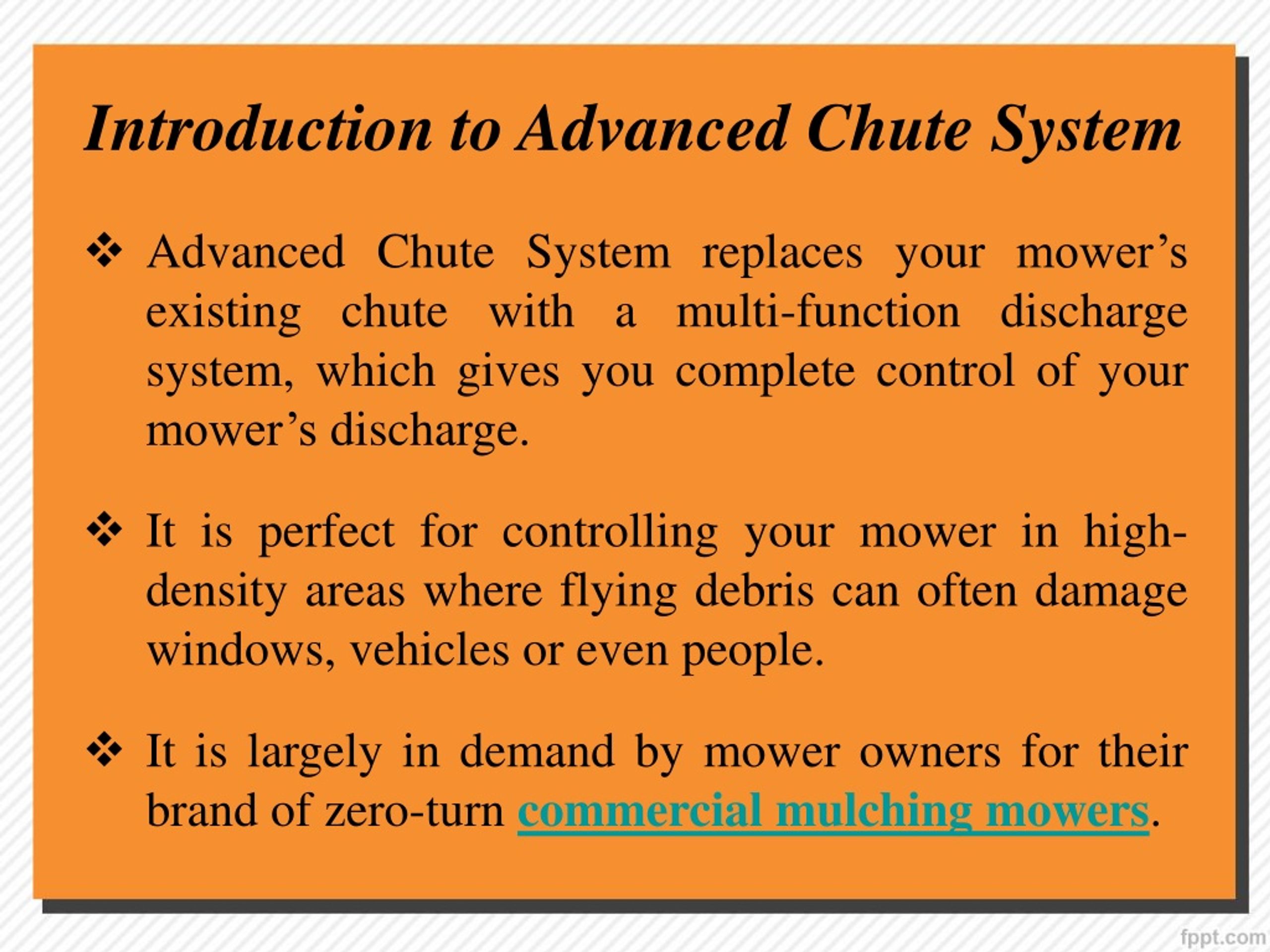 PPT Equip Your Mower with Advanced Chute System to Make It the Best