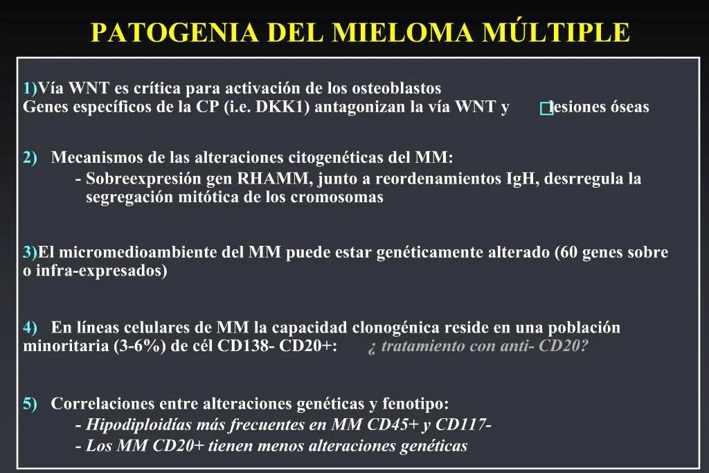 PPT - PATOGENIA DEL MIELOMA M LTIPLE PowerPoint Presentation, Free ...