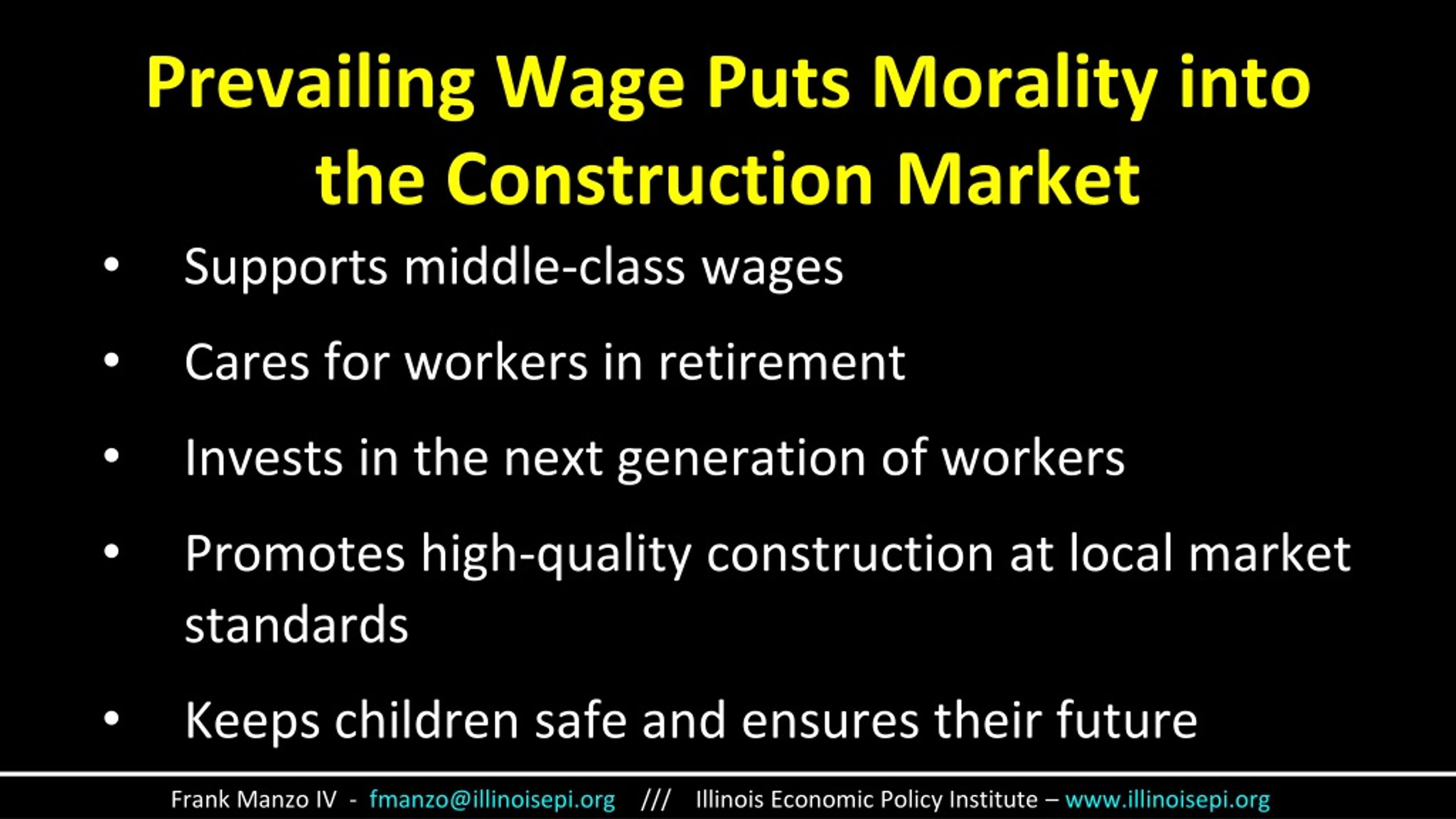 PPT - The Economics Of Prevailing Wage PowerPoint Presentation, Free ...