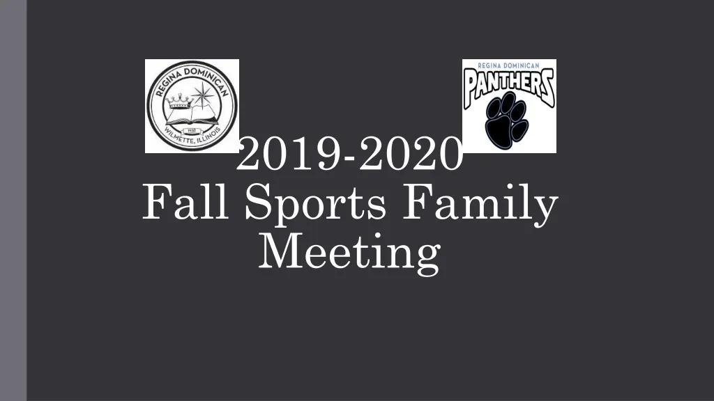 2019 2020 fall sports family meeting n.