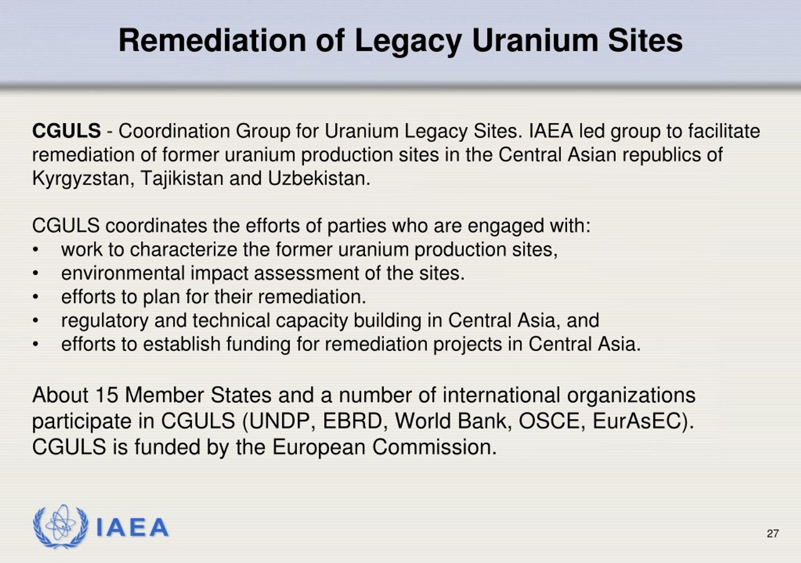 PPT - IAEA Safety Standards And Some Related Activities Pertaining To ...