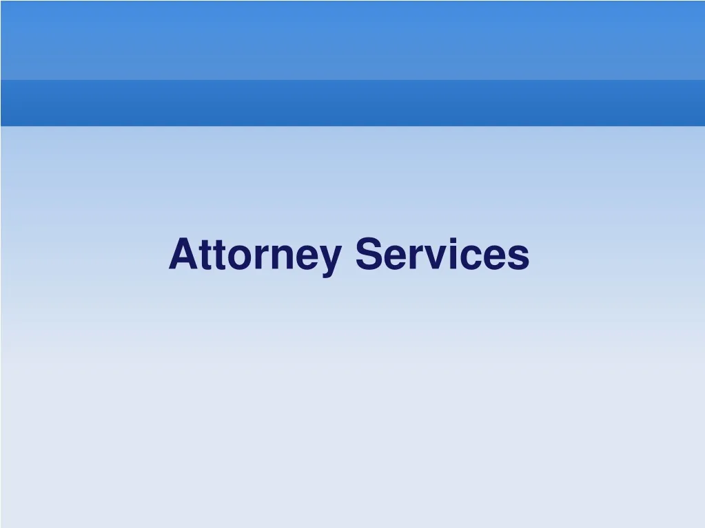 attorney services n.