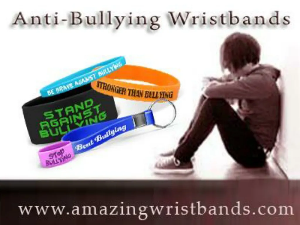 PPT AntiBullying Wristbands PowerPoint Presentation, free download