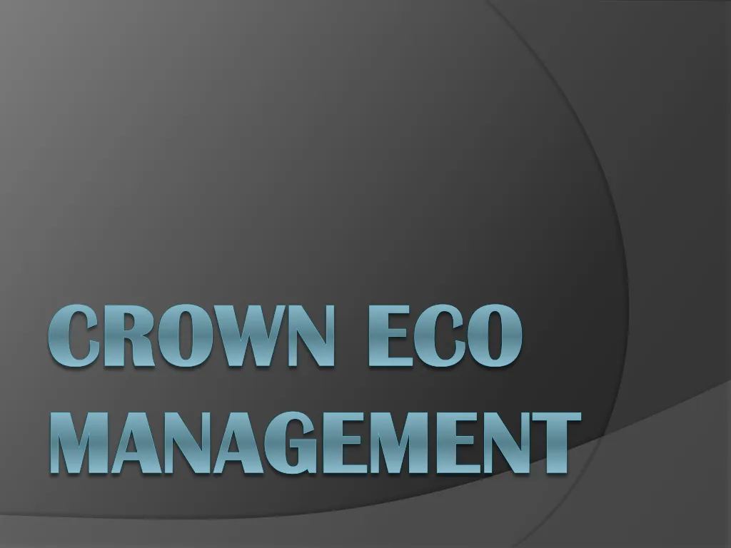 crown eco management n.
