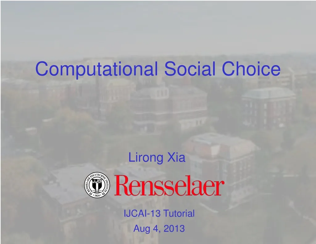 computational social choice n.