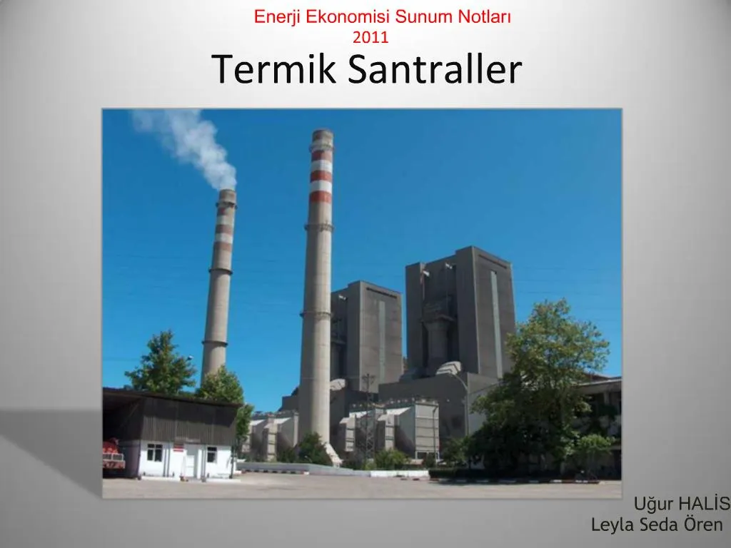 Ppt Termik Santraller Powerpoint Presentation Free Download Id 966719