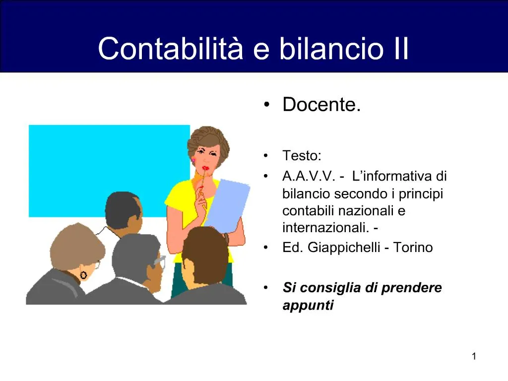 Ppt Contabilit E Bilancio Ii Powerpoint Presentation Free Download Id970680 6352