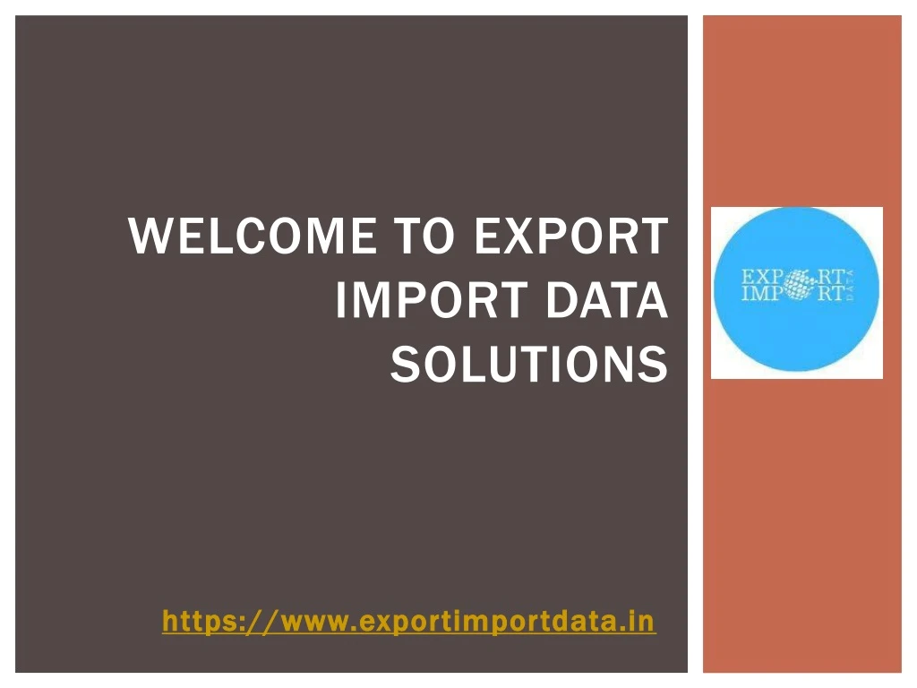 welcome to export import data solutions n.