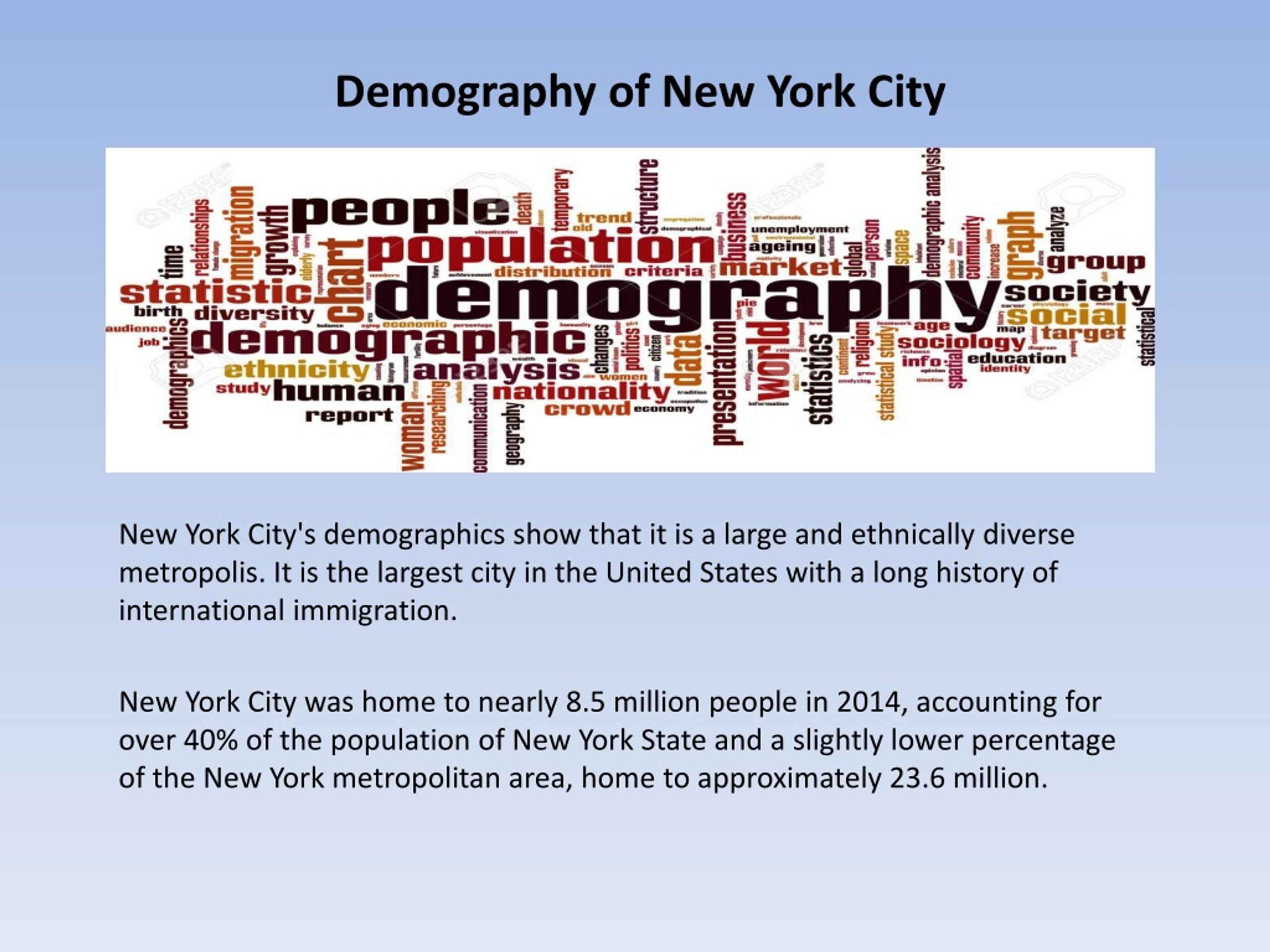 PPT New York City Population and Important Facts PowerPoint