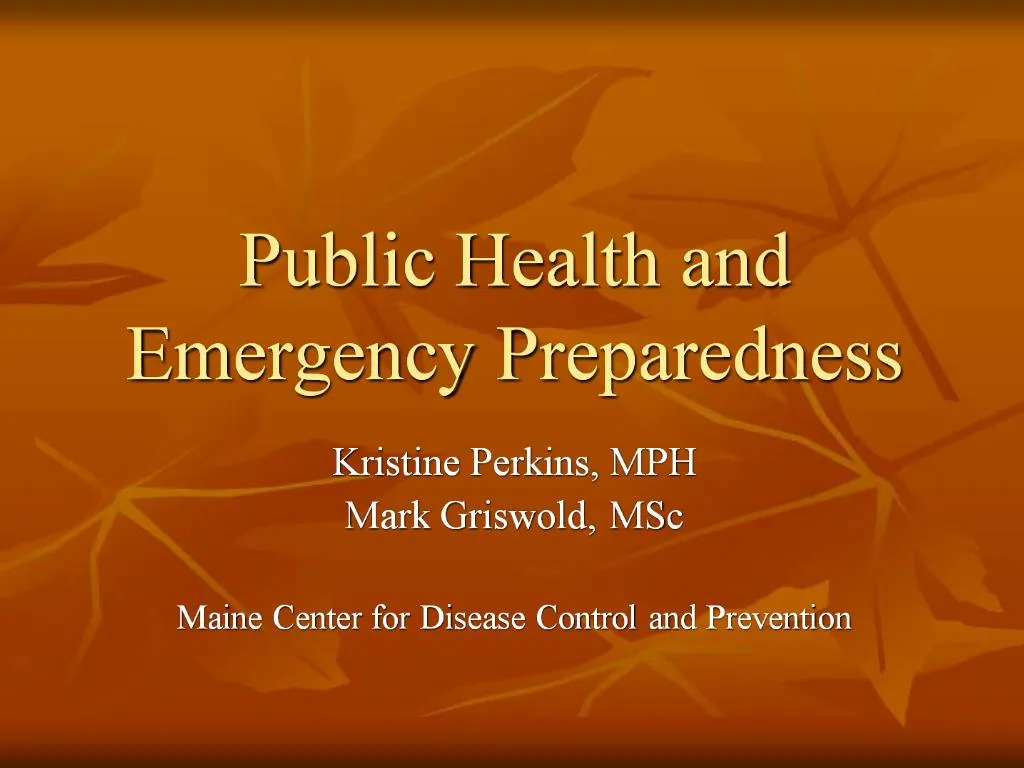 ppt-public-health-and-emergency-preparedness-powerpoint-presentation