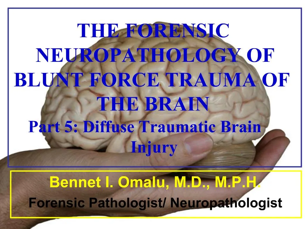 signs and symptoms of blunt force trauma