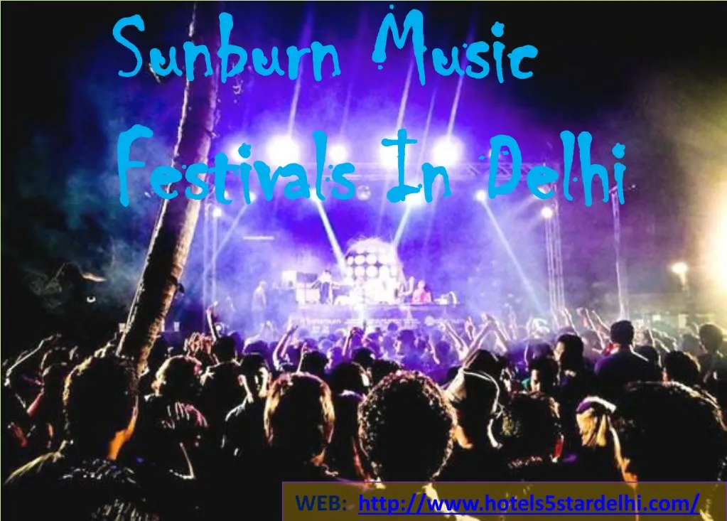 sunburn music festivals in delhi n.