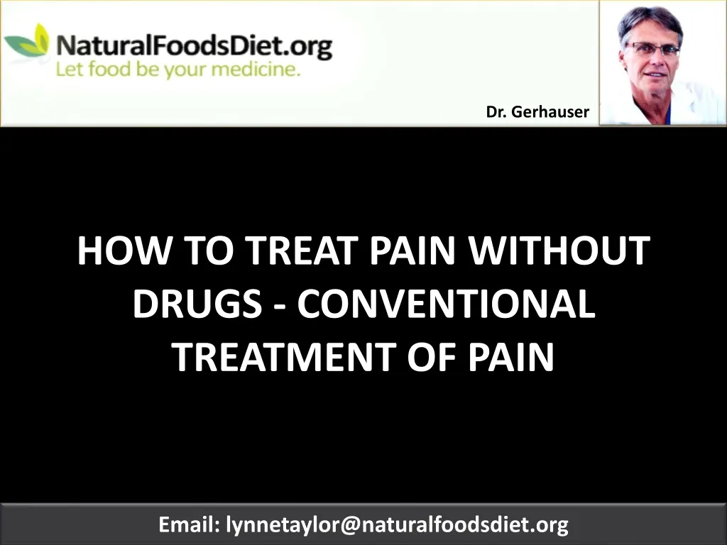 how to treat pain without drugs conventional treatment of pain n.