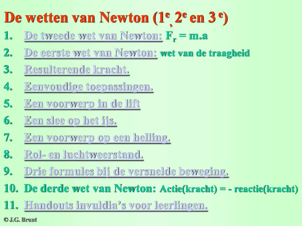 Couscous surfen Broederschap PPT - De wetten van Newton 1e, 2e en 3 e PowerPoint Presentation, free  download - ID:987560