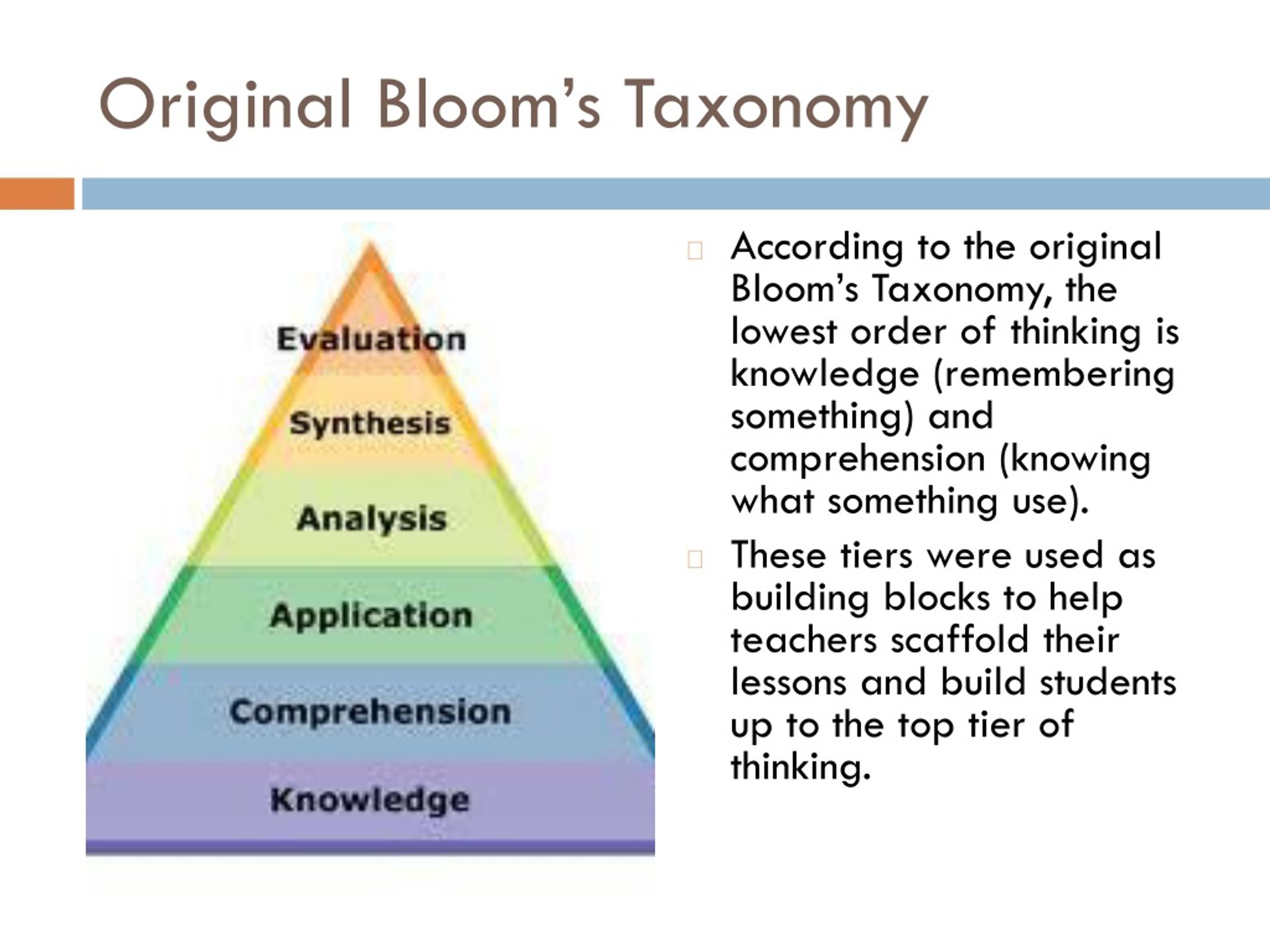 Learning Science Made Easy: The Original, Revised & Rebuffed Bloom's  Taxonomy