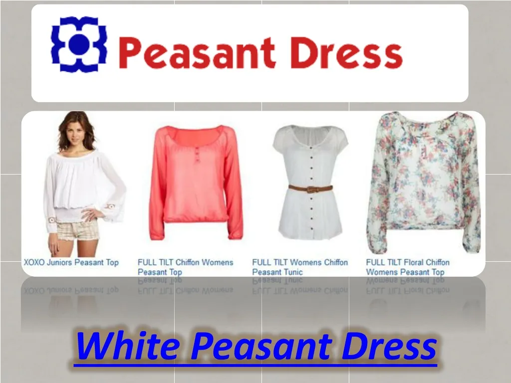 white peasant dress n.