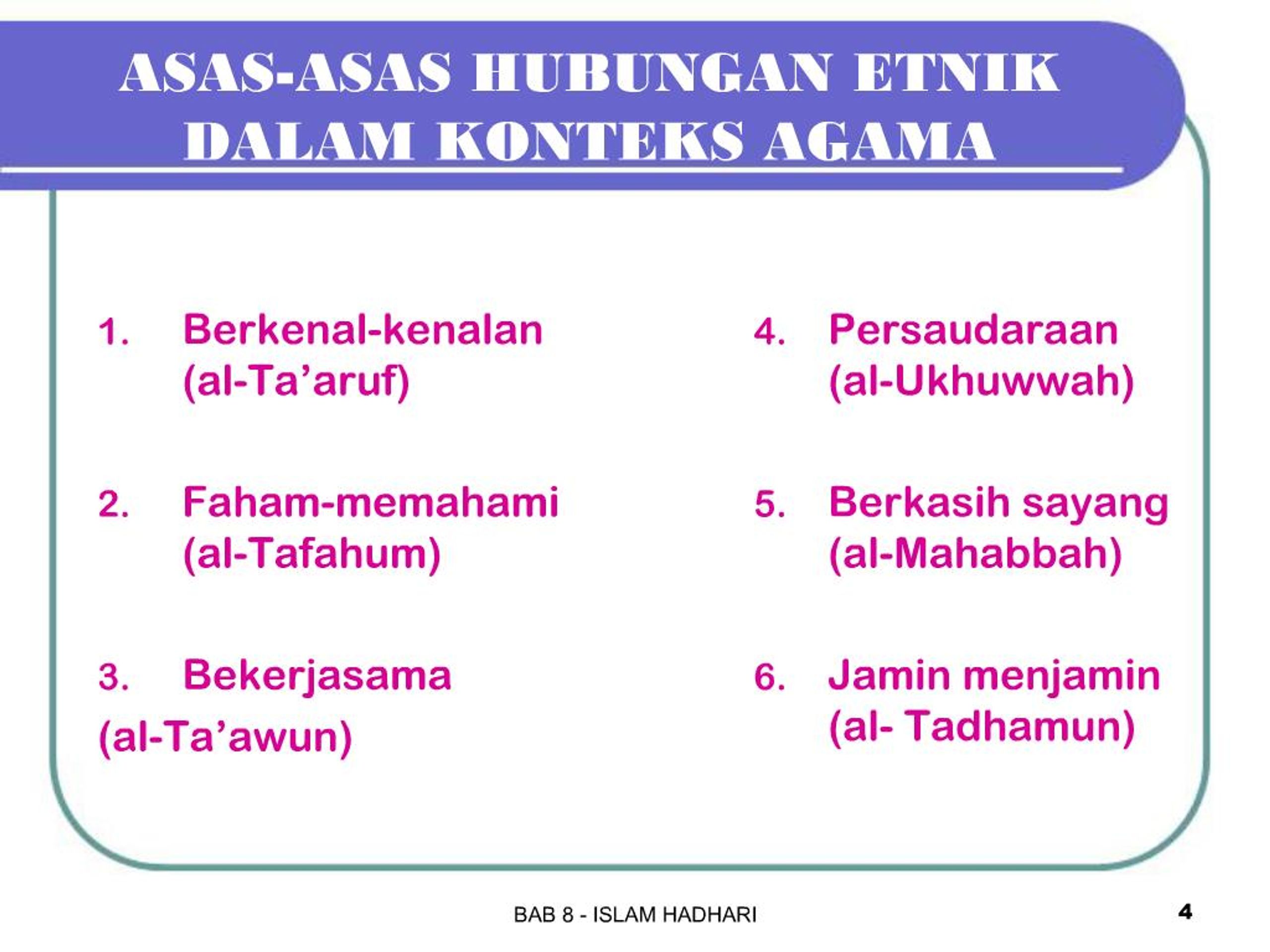 Ppt Islam Dan Hubungan Etnik Powerpoint Presentation Free Download Id 991268