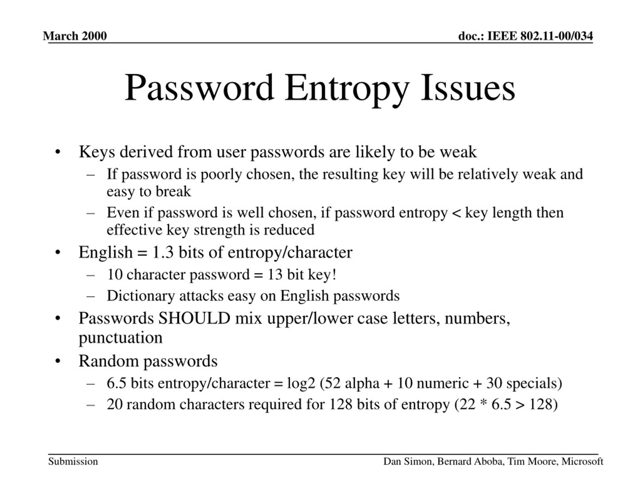 password entropy