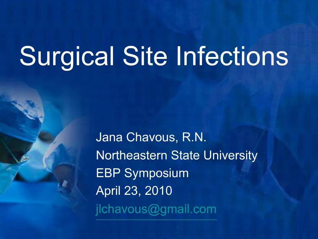 surgical site infection powerpoint presentation