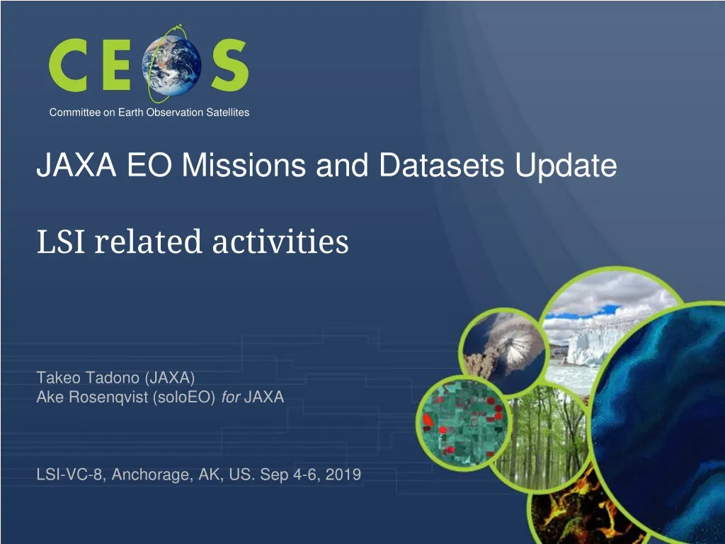 jaxa eo missions and datasets update lsi related n.