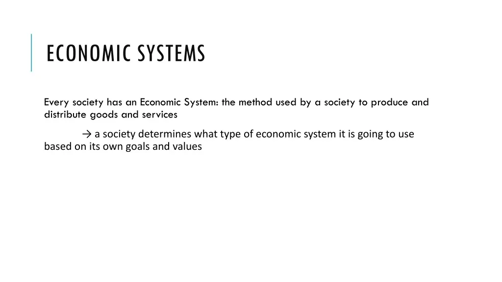 economic systems n.