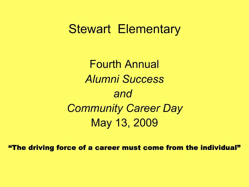 PPT Stewart Elementary PowerPoint Presentation, free download ID999272